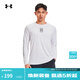 安德瑪（Under Armour）UA秋冬Baseline男子籃球運動(dòng)長(cháng)袖T恤1383398 白色100 2XL