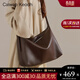 CALWAN KEODH托特包包女包真皮單肩斜挎包大容量通勤包生日禮物送女友老婆 【咖色】輕奢時(shí)尚百搭休閑大包實(shí)用走心女生閨蜜