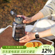 樂(lè )扣樂(lè )扣（LOCK&LOCK）小水庫大容量塑料運動(dòng)水杯戶(hù)外冷水壺刻度把手男女杯子1.6L灰色