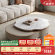 博純云石2026新款客廳升降茶幾小戶(hù)型家居家用創(chuàng  )意高級感設計師兩用 布蕾多功能茶幾
