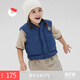 保姆鵝 兒童羽絨馬甲寶寶雙面穿背心男童女童外穿羽絨內膽馬夾[NG2655] 藏藍 150