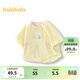 巴拉巴拉嬰兒t恤寶寶上衣女童衣服男童短袖夏裝可愛(ài)萌趣 奶黃30104 100