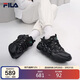 FILA 斐樂(lè )帕尼尼官方女鞋秋季籃球鞋復古運動(dòng)鞋休閑鞋面包鞋老爹鞋