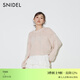 SNIDEL2025秋冬新品甜美圓領(lǐng)鏤空鉤花蝴蝶結針織衫上衣SWNT254308 粉色 均碼 （F）