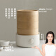 olayks立時(shí)【品牌直營(yíng)】竹籠電蒸鍋 竹木蒸籠蒸鍋 家用小型早餐機電蒸鍋竹籠多功能鍋 竹蒸籠蒸鍋 送食譜 7.8L 【加寬款】三層24cm寬竹籠