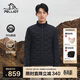 伯希和（Pelliot）輕量羽絨服男800蓬保暖TORAY AIRTASTIC沖鋒衣內膽115308001黑L