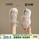 ZHR小白鞋女2026新款厚底增高板鞋女運動(dòng)百搭休閑女鞋 IJ07 金色 38