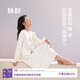 靜韻【超柔軟】瞌睡島睡衣裙女款25年秋季長(cháng)袖軟棉棉家居服套裝