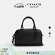 蔻馳（COACH）奧萊女士女包SATCHEL斜挎包手提包小方包小號保齡球包 JI/黑色