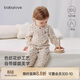 babylove嬰兒連體衣春秋季純棉哈衣爬爬服男女寶寶波點(diǎn)衣服外出秋裝