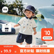 巴拉巴拉童裝男寶寶短袖t恤套裝嬰兒夏裝2026新款兒童可愛(ài)帥氣兩件套純棉
