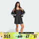 阿迪達斯（adidas）Originals三葉草女子PLEATED DRESS經(jīng)典吊帶運動(dòng)連衣裙 JW0115 均碼 36