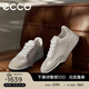 愛(ài)步（ECCO）休閑板鞋男 秋季簡(jiǎn)約拼色休閑鞋運動(dòng)男鞋 街頭球鞋539834 灰白色/白色53983450153 41