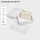 CHARLES&KEITH26春新品女士菱格短款錢(qián)包零錢(qián)包卡包生日禮物CK6-10701631 Cream奶白色 XXS