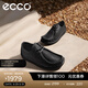 愛(ài)步（ECCO）時(shí)尚袋鼠鞋 春夏男女同款軟底舒適增高一腳蹬皮鞋 JOKE系列552504 黑色55250490000 40