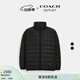蔻馳（COACH）奧萊男士輕便型冬季戶(hù)外羽絨服外套保暖夾克保暖 黑色 M