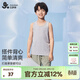 久歲伴兒童背心男童夏季薄款中大童寶寶男孩無(wú)袖打底可外穿清爽透氣上衣 灰色 170 /身高160-172體重105-120斤