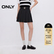 ONLY2025秋季新款學(xué)院風(fēng)復古A字百褶裙短裙半身裙女|125116005 H1Z 黑色 XS (155) 60A