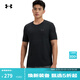 Under Armour【庫里同款】Vanish Elite Seamless男訓練健身短袖T恤 黑色001 L