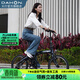 大行（DAHON）P10折疊自行車(chē)20英寸10速鋁合金男女運動(dòng)通勤V剎折疊車(chē)PAA003 珠光深藍