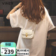 viney包包女包牛皮斜挎手機包洋氣單肩鏈條包生日禮物高級感送女友老婆