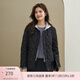 纖莉秀【葫蘆裥保暖鎖溫連帽棉服】大碼女裝百搭外套胖mm冬裝新款5245 黑色 4XL