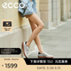 愛(ài)步（ECCO）小白鞋女 26年春季新款復古潮流薄底休閑板鞋 柔酷235803 銀色39