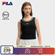 FILA 斐樂(lè )官方楊冪同款女子針織背心夏時(shí)尚休閑簡(jiǎn)約修身無(wú)袖上衣