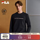 FILA斐樂(lè )官方男子套頭衛衣2026春時(shí)尚休閑基礎針織長(cháng)袖上衣
