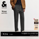 杰克·瓊斯（JACK&JONES） 男裝休閑褲衛褲褲子長(cháng)褲刺繡百搭舒適高級商務(wù)腰頭男款225314042