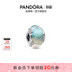 潘多拉（PANDORA）多彩玻璃卷羽串飾彩色diy串珠小眾獨特送女友生日禮物 多彩玻璃卷羽串飾 均碼