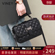 viney牛皮包包女包新款斜挎包品牌單肩包生日禮物送女友老婆 【黑色】實(shí)用輕奢高檔小方包 時(shí)尚百搭休閑小眾手提包