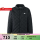耐克（NIKE）男棉服25冬新款格紋翻領(lǐng)外套休閑保暖棉衣夾克 HV1378-010 L