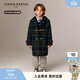 Teenie Weenie Kids 小熊童裝25年新秋冬男女童長(cháng)款羊毛混紡呢大衣 混色 130cm