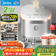 美的（Midea）電飯煲0涂層電飯鍋5L大容量316L不銹鋼內膽4-5人無(wú)涂層家用多功能微壓電飯煲MB-RE576S
