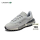 LACOSTE【王一博同款】法國鱷魚(yú)男鞋春夏男式皮革休閑運動(dòng)鞋|49SMA0002 08C/淺灰色/灰色 40 6.5