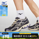 美津濃（MIZUNO）【W(wǎng)AVE ORION】男女運動(dòng)跑步鞋 緩震支撐厚底復古休閑鞋