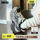 MIO【戚薇同款】米奧透氣老爹鞋厚底增高休閑運動(dòng)鞋輪胎鞋女鞋網(wǎng)面鞋 灰/白/黑色 39