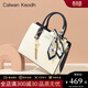 CALWAN KEODH包包女包手提包大容量單肩媽媽包斜挎包生日禮物送女友老婆 【米白】品牌輕奢時(shí)尚百搭簡(jiǎn)約通勤包 實(shí)用走心長(cháng)輩婆婆