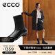 愛(ài)步（ECCO）靴子女 時(shí)尚潮流百搭經(jīng)典平底羊皮輕奢女靴 舞悅244403 黑色24440351052 38