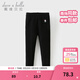 戴維貝拉（DAVE＆BELLA）冬季新款兒童褲子女童打底褲洋氣小女孩童褲中大童休閑長(cháng)褲 黑色【現貨】 160 cm（建議身高150-160cm）