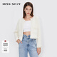 MISS SIXTY春毛針織衫女釘珠小香風(fēng)6T1RJ5060000 白色 M