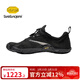 Vibram新款五指鞋男女 晨跑夜跑運動(dòng)鞋跑酷健身赤足鞋跑步鞋KMD EVO 黑色（男款） 43
