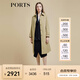 PORTS 寶姿春季新品女裝中長(cháng)款風(fēng)衣LD8T009JWP030 鹿茸棕 S (4)