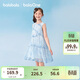 巴拉巴拉童裝兒童裙子2026新款夏裝女童無(wú)袖連衣裙中大童洋氣時(shí)尚公主裙甜