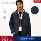 Tommy Hilfiger【防風(fēng)防水】秋冬男裝戶(hù)外露營(yíng)休閑運動(dòng)肌理感立領(lǐng)夾克外套