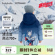 巴拉巴拉【奧特曼IP】男童羽絨服冬裝外套連帽潮 藍色調00488-201424107116 100 cm-充絨量77g