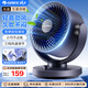 格力（GREE）家用臥室臺式節能大風(fēng)量渦輪空氣循環(huán)扇 辦公宿舍低噪搖頭對流空調伴侶循環(huán)電風(fēng)扇 機械款FXT-1505g3