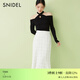SNIDEL春夏時(shí)尚高腰蕾絲鏤空提花魚(yú)尾半身裙SWFS251078 象牙白 S （0）