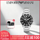 EMPORIO ARMANI手表男士綠水鬼游泳加強防水生日情人節禮物石英水鬼系列男表 經(jīng)典黑水鬼AR11360